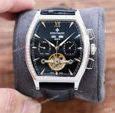 Copy Patek Philippe Grand Complications watches Ss Tonneau case 42mm